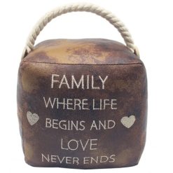 Family Cube Doorstop