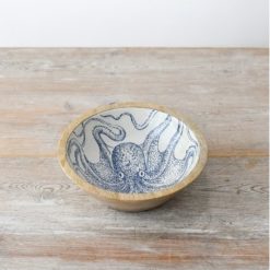 Octopus Enamel Bowl, 17cm
