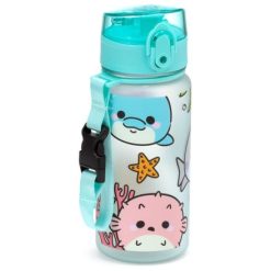 Adoramals Sealife Pop Top 350ml Shatterproof Children's Bottle