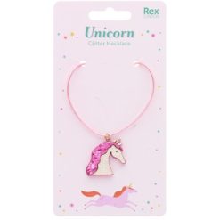 Unicorn Glitter Necklace, 42cm