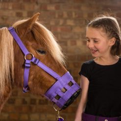 Hy Equestrian Muzzle - Cob - Purple