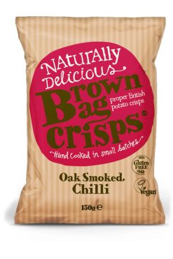 Brown Bag - OAK SMOKED CHILLI CRISPS 150g
