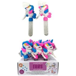Unicorn Magic Handheld Bubble Fan, 20cm