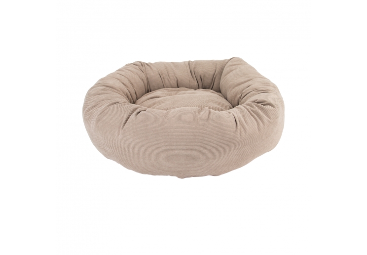Corduroy Donut Bed (Oat) 100cm