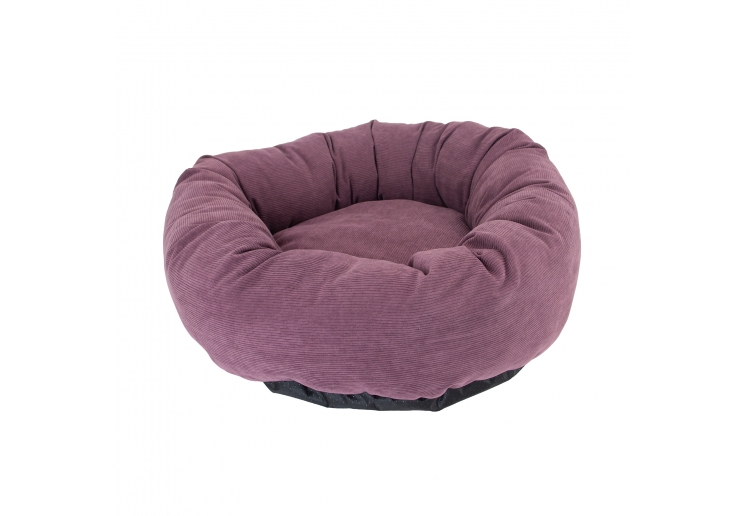 Corduroy Donut Bed (Plum) 100cm