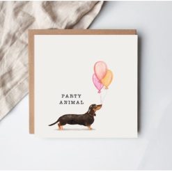 Party Animal Greeting Card, 15cm