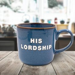 Blue His Lordship Mug, 14cm