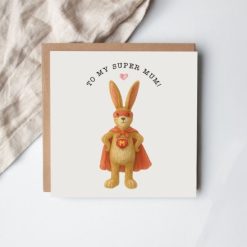 Super Mum Greeting Card, 15cm