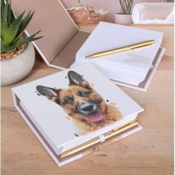 German Shepherd Memo Block 14cm