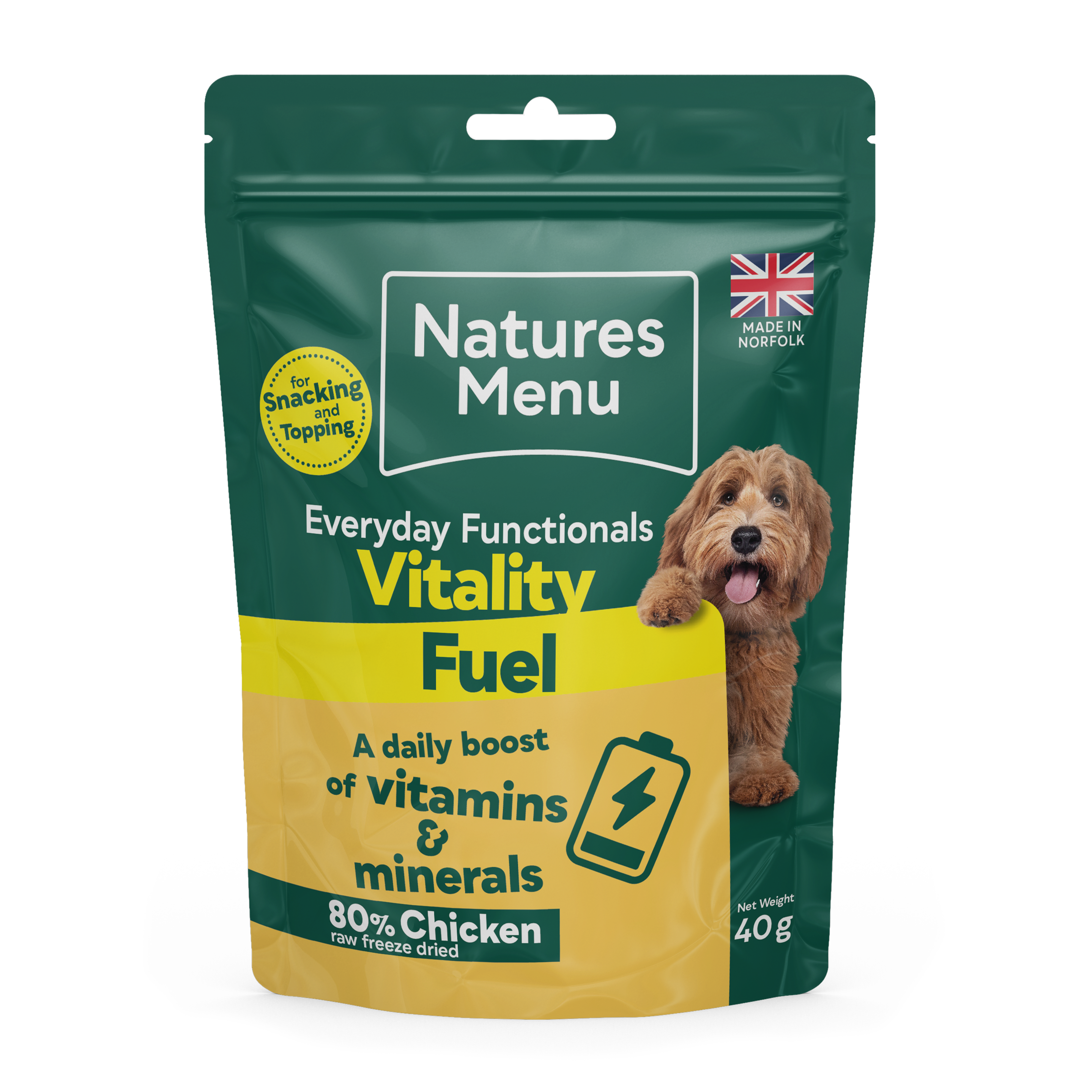 Natures Menu Freeze Dried Vitality Fuel Treat 40g