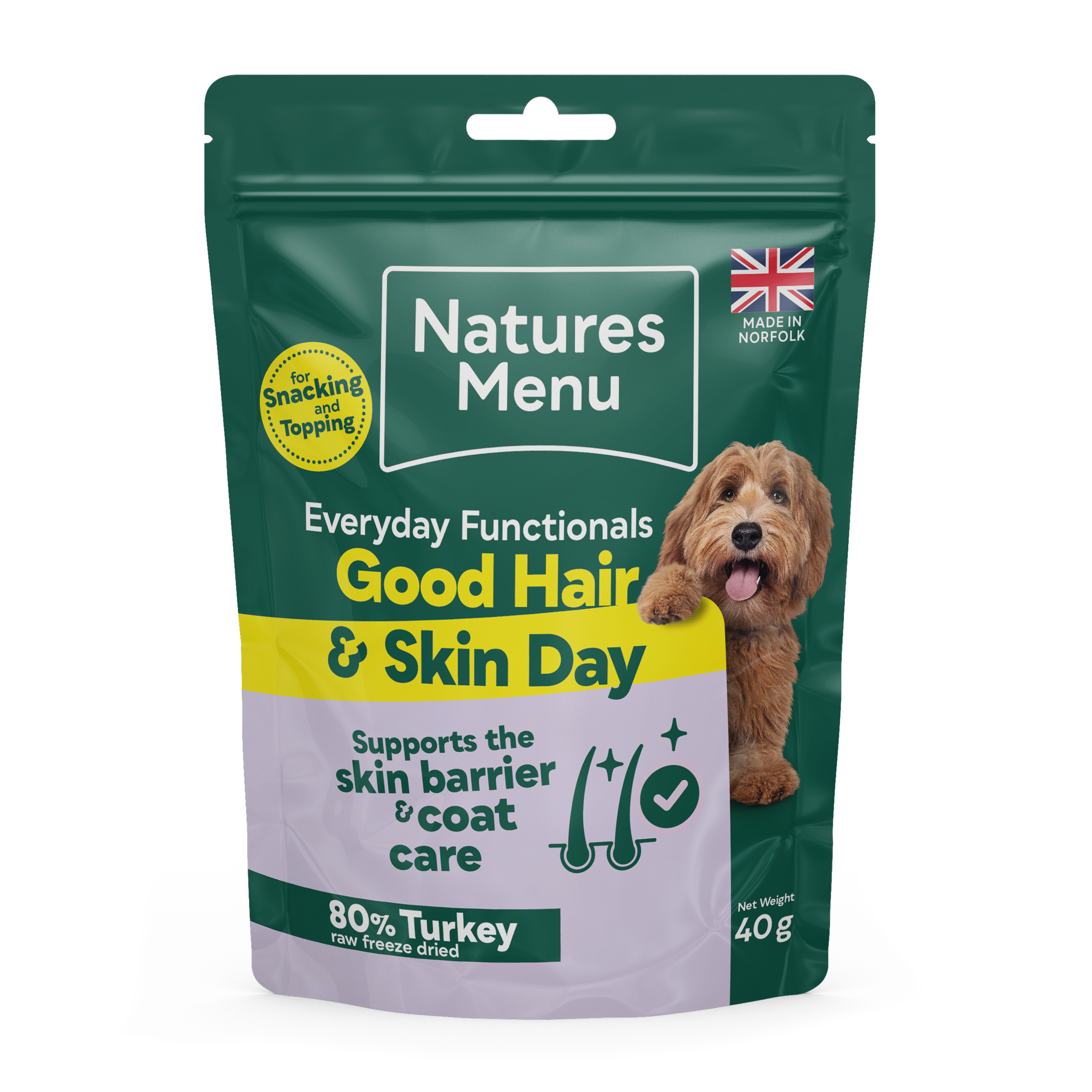 Natures Menu Freeze Dried Good Hair & Skin Day Treat 40g