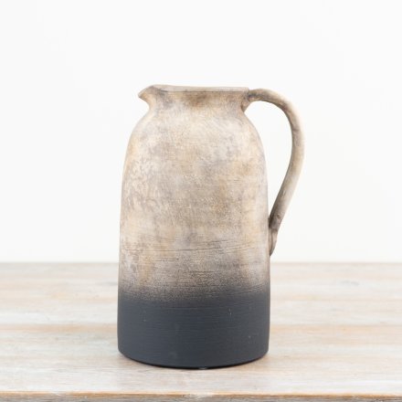 Terracotta Oti Jug Vase, 26cm