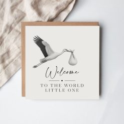Welcome To The World Little One Greeting Card, 15cm