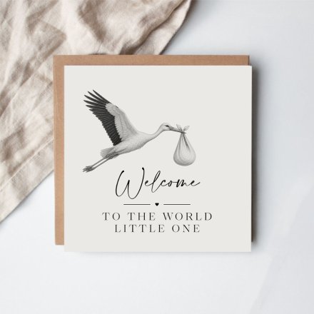 Welcome To The World Little One Greeting Card, 15cm
