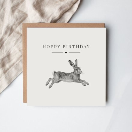 Hoppy Birthday Greeting Card, 15cm