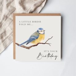A little Birdie Told me Greeting Card