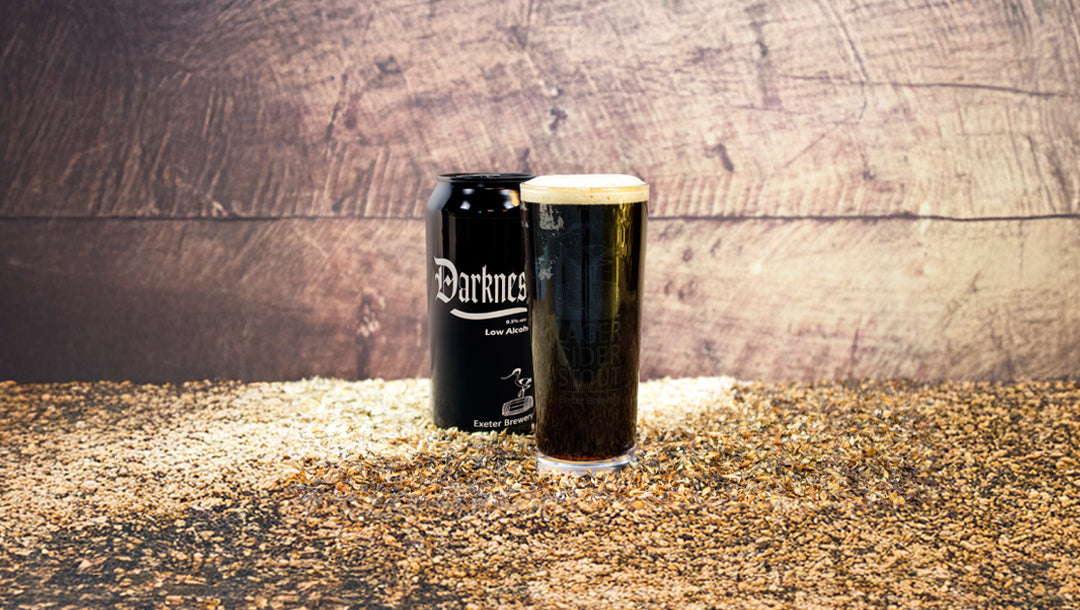 Exeter Brewery Darkness Low Alcohol Can