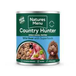 Natures Menu Country Hunter Dog Wet Wild Boar 600g