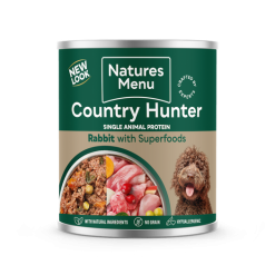 Natures Menu Country Hunter Dog Wet Rabbit 600g