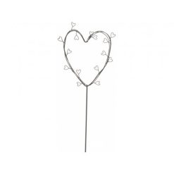 Heart Metal Garden Stake, 30cm