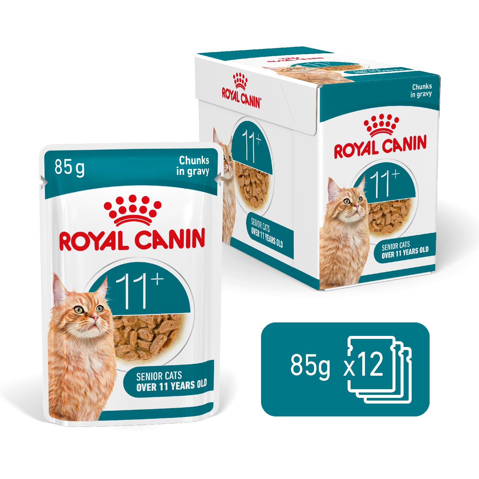 Royal Canin Cat Wet Ageing +11 In Gravy 12 X 85G