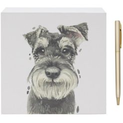 Schnauzer Memo Block, 14cm