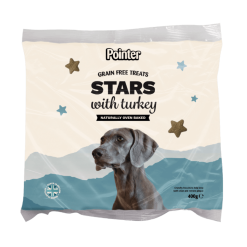 Pointer Turkey Stars 400g (Grain Free)
