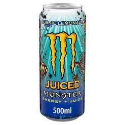 Monster Aussie Lemonade Can 500ml