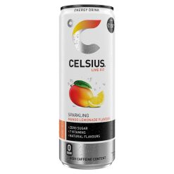 Celsius Mango Lemonade Can 355ml