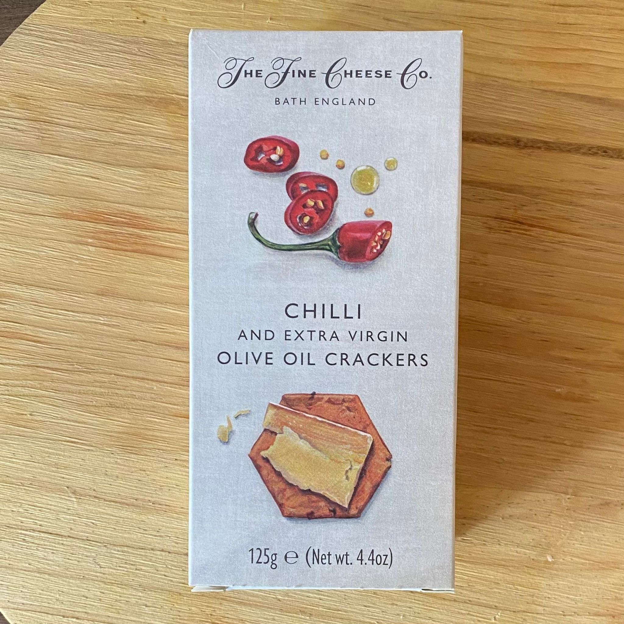 The Fine Cheese & Co Chilli & Extra Virgin Olive Oil Crackers 125g