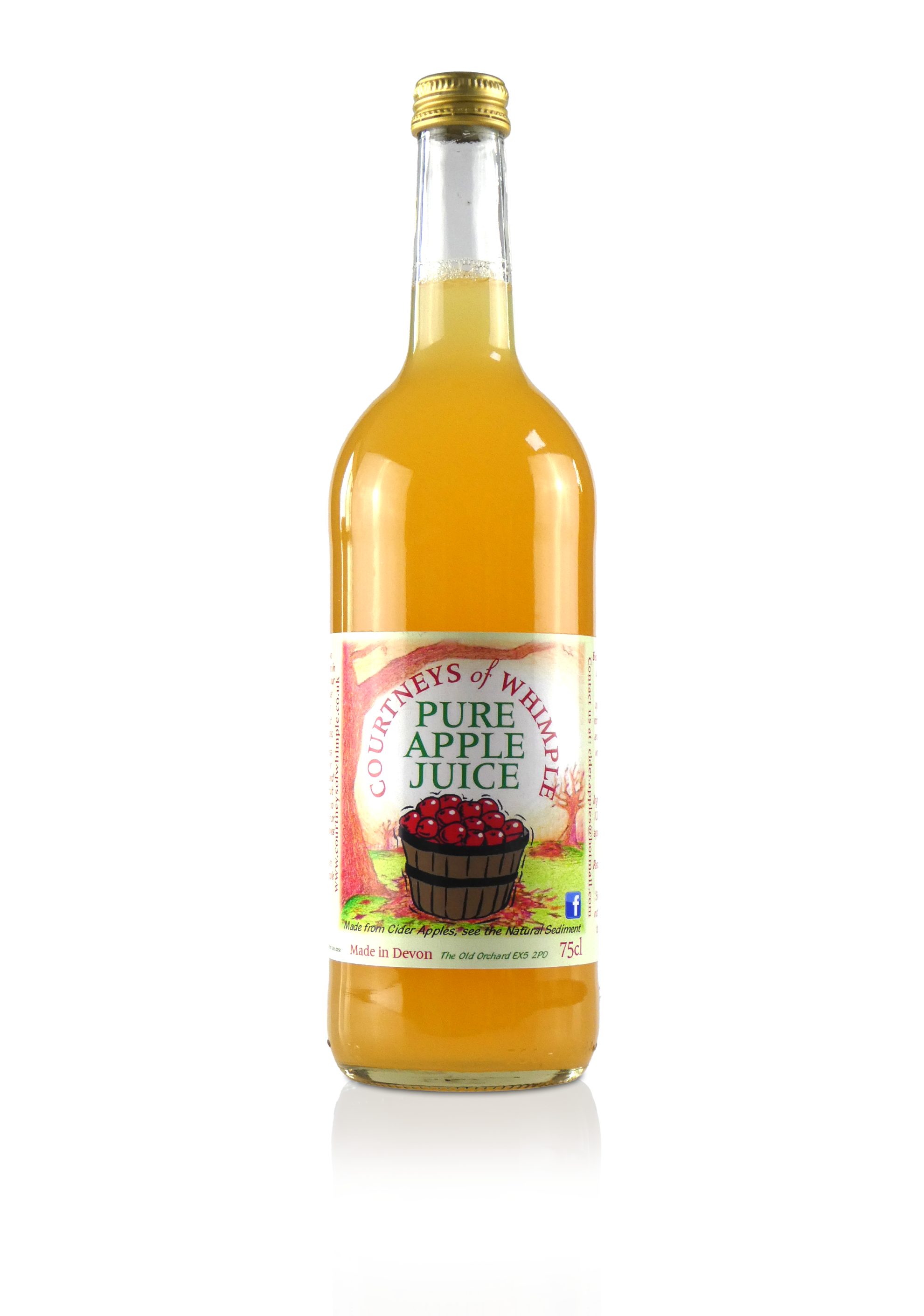 Courtneys Apple Juice 750ml Bottle