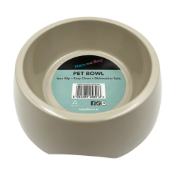 H&B 14cm Taupe/Brown Feeding Bowl