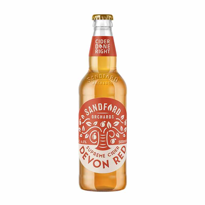 Sandford Orchards Devon Red Cider 4.5% vol 500ml