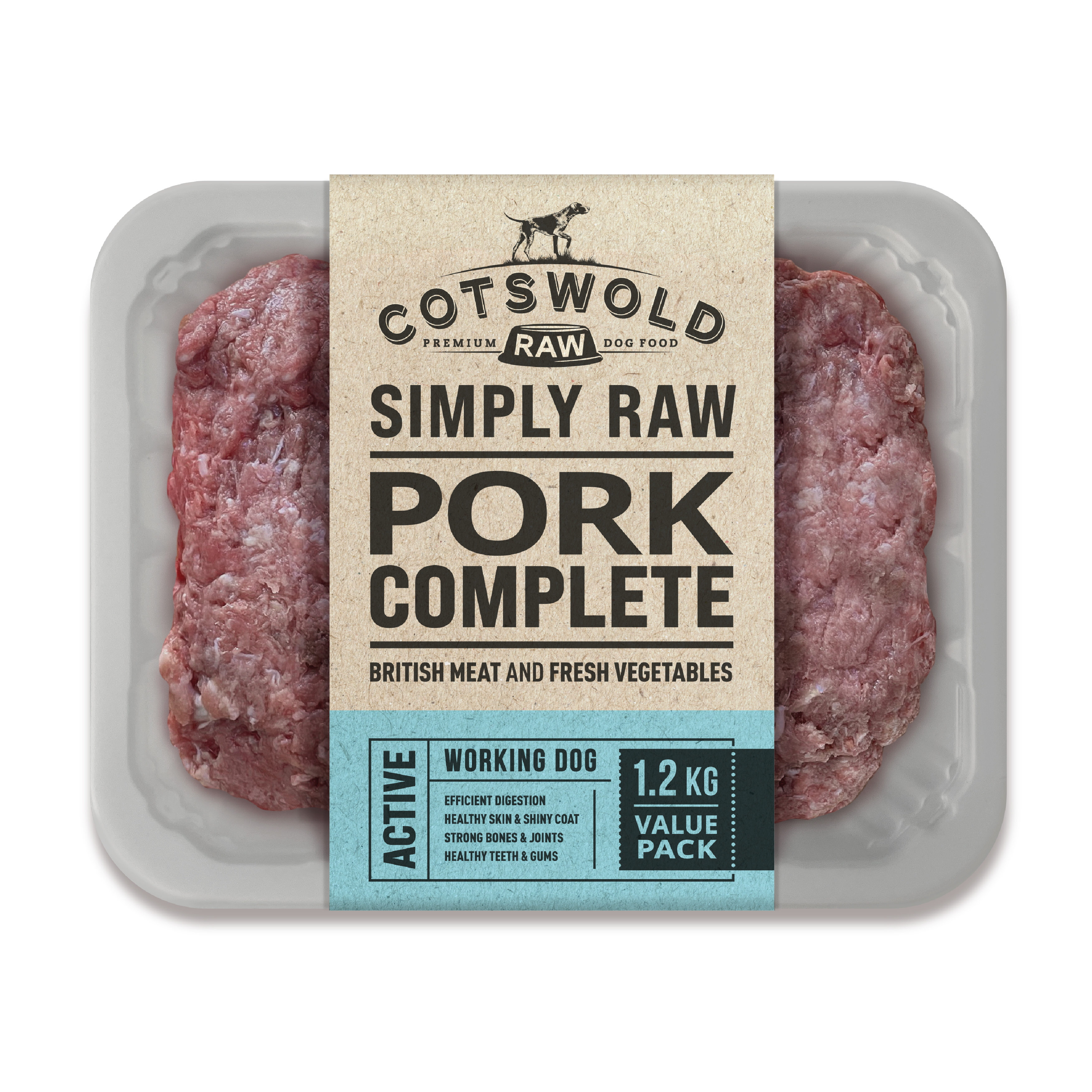 Cotswold Simply Raw - Pork 1.2kg