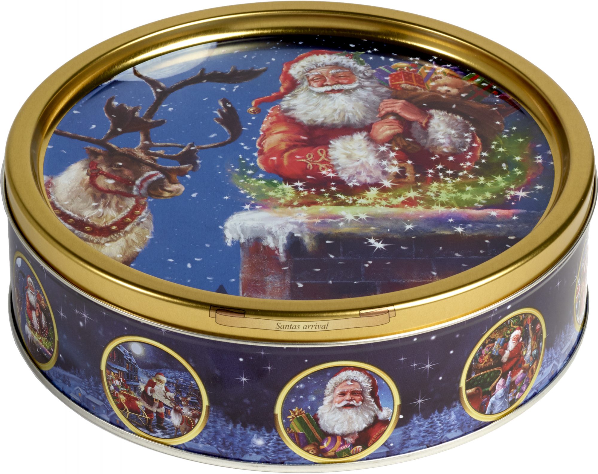 Jacobesens Nost Santa Ast Cookies Tin 340g