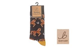 BARTLEBY? FUNKY BAMBOO SOCK 4-7 COUNTRY HORSE