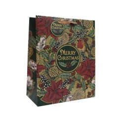 Poinsettia Gift Bag, 33cm
