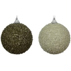 Bauble: Foam Sequins Bauble, 8cm