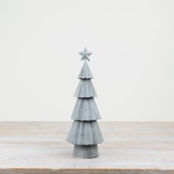Grey Metal Tree Deco, 32.cm