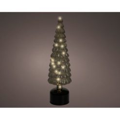 Indoor LED Rotating Flashing Tree, 39cm