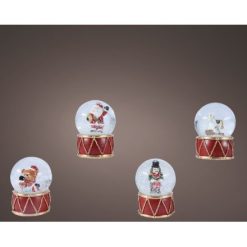 Traditional Christmas Snowglobe, 6cm