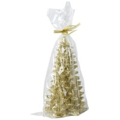 Candle Paraffin Tree Metallic, 16.5cm