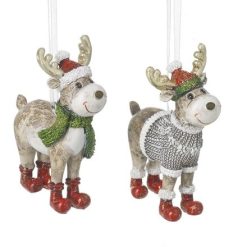 Bauble: Reindeer Tree Hanger, 8.5cm