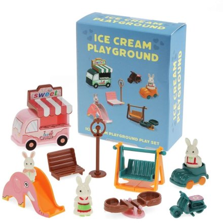 Little World Playset - Ice Cream Playground, 5.2cm