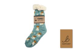 BARTLEBY? FUNKY COSY SOCK 4-8 JACK RUSSELL
