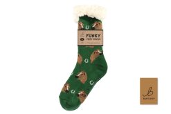 BARTLEBY? FUNKY COSY SOCK 4-8 HORSE HEAD