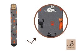 BARTLEBY? FUNKY WELLY SOCK 4-8 CRAZY CATS