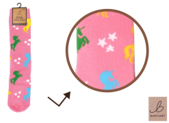 BARTLEBY? CHILDS FUNKY WELLY SOCK MYSTICAL UNICORNS 9-12
