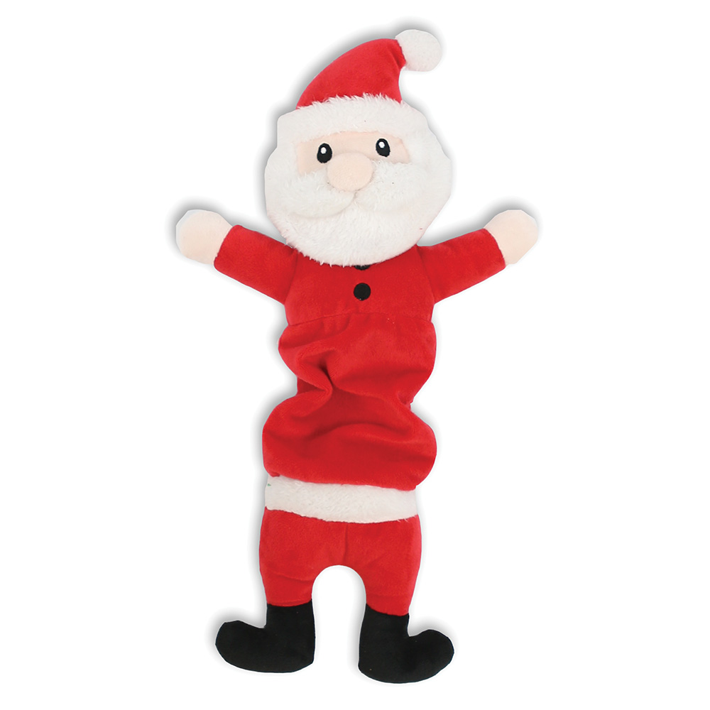 HP Stretchy Santa Dog Pull toy