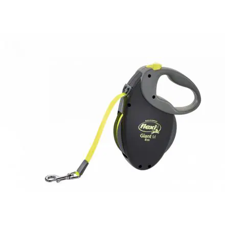 flexi Giant M Tape 8m, black with neon yellow tape - Medium